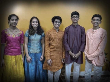 Music Students of Columbus Sing for Dhvani
